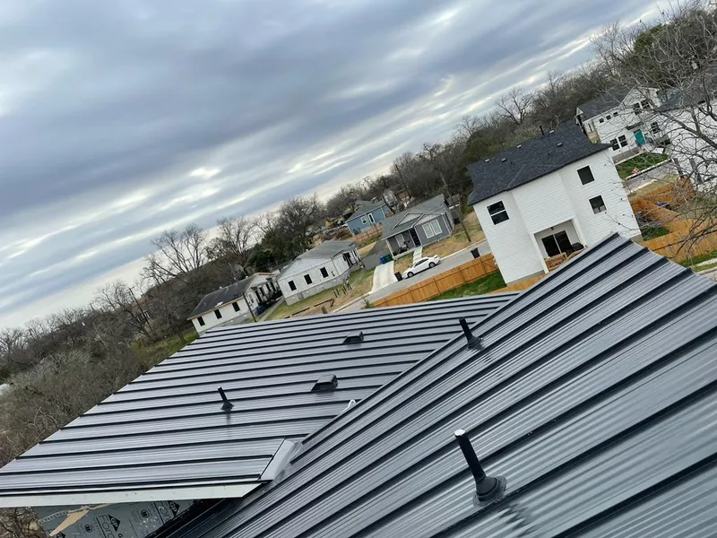 Standing seam metal roof panels with vents for Skylight Repair in Mililani Town